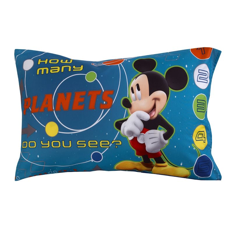 Disney Mickey Mouse Zero Gravity 4 Piece Toddler Bed Set, 5 of 7