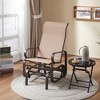 Yaheetech Outdoor Rocking Chair W/ Breathable Sling Fabric for Porch, Patio, Balcony - 2 of 4