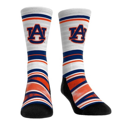 NCAA Auburn Tigers Adult Long Distance Crew Socks - L/XL