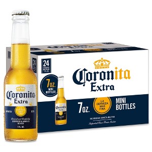 Corona Extra Coronita Lager Beer - 24pk/7 fl oz Mini Bottles - 1 of 4