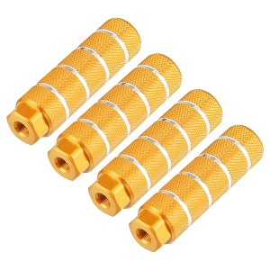 Unique Bargains Universal Aluminum Alloy BMX MTB Bicycle Rear Foot Pegs Footrests for 3/8" Axles 4 Pcs - 1 of 4