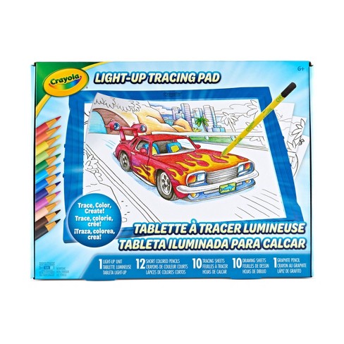 Crayola Light Up Tracing Pad - Blue, Tracing Light Box For Kids, Drawing Pad, Holiday Toys, Gifts For Boys And Girls, Ages 6