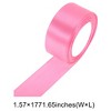 Unique Bargains Ribbons for Crafts Wide Satin Grosgrain for Wreaths & Crafts 866.14"x1.57" 1 Pc - 3 of 4