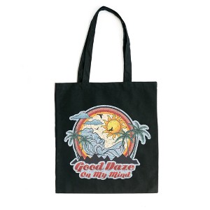 City Creek Prints Good Daze On My Mind Canvas Tote Bag - 15x16 - Black - 1 of 1