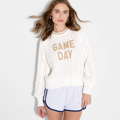 Women's Game Day Pullover Sweater - Wild Fable™