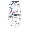 Hudson Baby Infant Boy Quilted Cotton Swaddle Wrap 3pk, Boy Farm Animals, 0-3 Months - 3 of 4