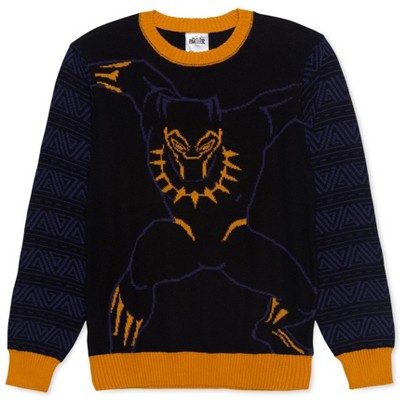 Jem Mens Black Panther Pullover Sweater