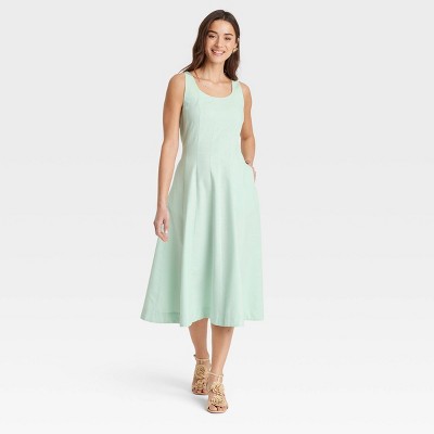Women's Corset Midi A-Line Dress - A New Day™