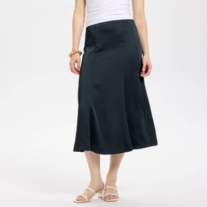 Women's Satin Midi Skirt - A New Day™ - 1 of 3