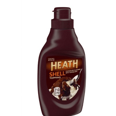Heath Shell Toppings, Chocolate With Toffee Bits, 7-Ounce Bottles (Pack Of 2)
