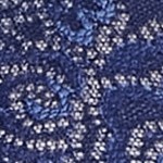 navy print