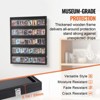 VEVOR 35 Graded Sports Card Display Case, 24.3x30.5x2.1 in, Baseball Card Display Frame with 98% UV Protection Clear View PC Glass, Black - 3 of 4