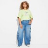 Women's Snoopy Boo Oversized Short Sleeve Graphic T-Shirt - Green - 3 of 3