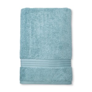 Microcotton Spa Bath Sheet Aqua - Fieldcrest , Blue
