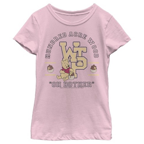 Girl's Winnie the Pooh Bear Collegiate T-Shirt - image 1 of 4