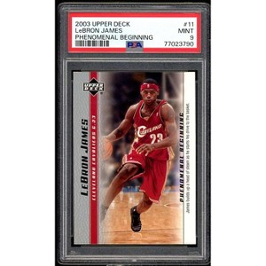 LeBron James Rookie Card 2003 Upper Deck Phenomenal Beginning #11 PSA 9 - 1 of 2