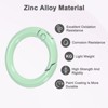 Unique Bargains Metal Spring O Rings Zinc Alloy Durable Multipurpose Lightweight Buckle 5/8 Inch - 2 of 4
