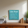 Slickblue Lake House Wood Wall Sign – Rustic 7x7 Décor – Family, Friends & Relaxation Quote, Color Options - 2 of 3