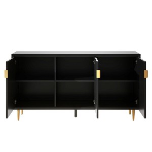 NicBex TV Stand for TVs up to 70 Inches,Modern TV Media Console Table with 3 Doors and Adjustable Shelves - 1 of 4