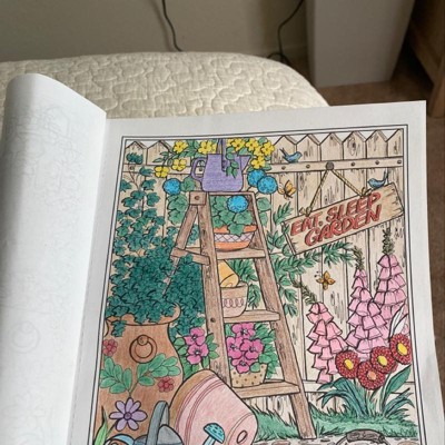 Color & Frame - Country Gardens (Adult Coloring Book) SPIRAL BOUND – 2020  by