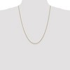 Black Bow Jewelry 1.1mm, 14k Yellow Gold, Round Solid Snake Chain Necklace - 2 of 4