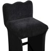 Meridian Furniture,Shaw Chenille Fabric Upholstered Counter Stool - 4 of 4