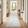Washable Rug, Modern Floral Insect Carpet, Stain-Resistant Non-Slip Low Pile Floor Cover for Bedroom, Nursery, Classroom, Living Room - 2 of 4