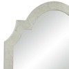 Noble Park Arch Rectangular Vanity Decorative Wall Mirror Modern Glam Shiny Silver Leaf Wood Frame 28" Wide for Bathroom Bedroom Living Room House - 3 of 4