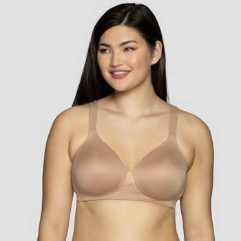 Vanity Fair Womens Beauty Back Full Figure Wireless Extended Side And Back  Smoother Bra 71267 - Sheer Quartz - 40c : Target