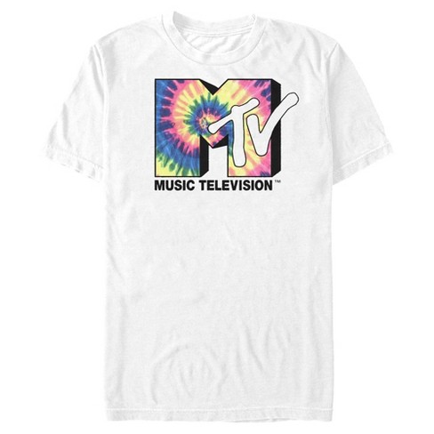 MTV Music Television Mens Beige Size Extra Large Retro Graphic Logo T-Shirt