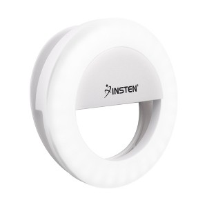 Insten Video Conference Lighting Kit For Cell Phone Laptop, LED Ring Lights Clip on, 3 Lighting Modes 4 Brightness - 1 of 4