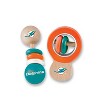 BabyFanatic Wood Rattle 2 Pack - NFL Miami Dolphins Baby Toy Set - 2 of 4