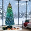 TopComfy Christmas Tree Stands Artificial Christmas Tree with Realistic Branches Christmas Interior Decor for Living Room, Green, 39.37"*9.84"*10.63" - 2 of 4