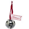 Evergreen Beautiful Metal Believe Bell Ornament Christmas Decor - 4 x 4 x 4 Inches Indoor/Outdoor Decoration - 2 of 4