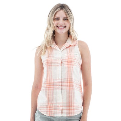 Aventura Clothing Women's Greenwood-ii Collared Neck Button Down Tank Top :  Target