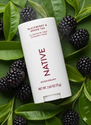 Native Solid Deodorant for Women & Men - Blackberry & Green Tea