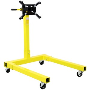 VisioGear Rotating Engine Stand, Engine Stand Rotating Stand with 1250-Lb Capacity, Engine Hoists & Stands, Yellow, 33"*30.2"*38" - 1 of 4