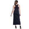 24seven Comfort Apparel Scoop Neck Maxi Dress with Racerback Detail - 3 of 4