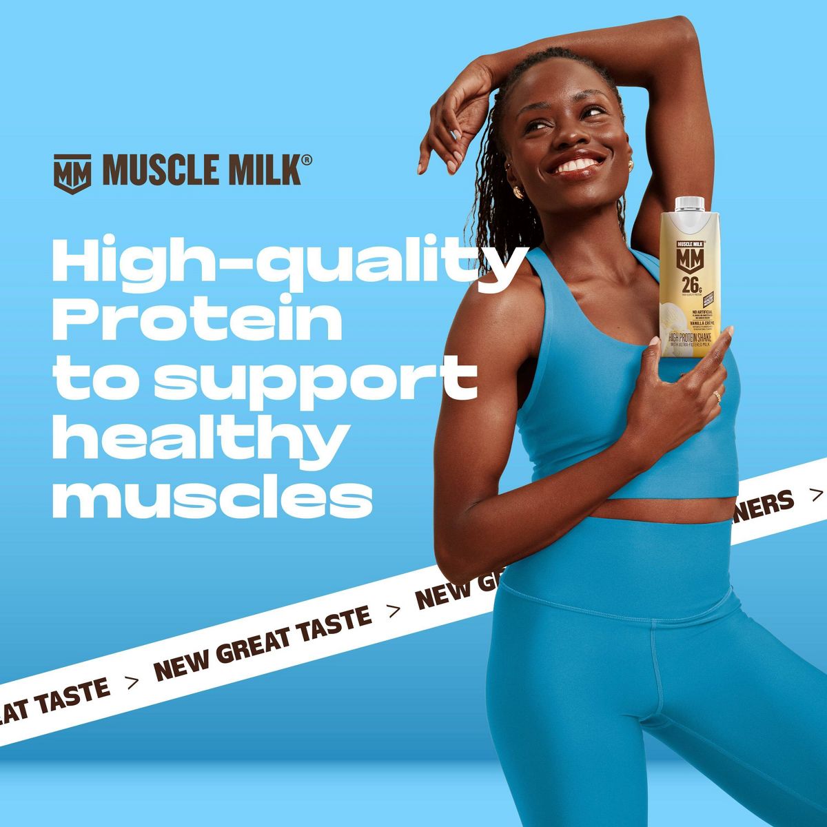 Muscle Milk 26g Protein Drink - Vanilla - 14 fl oz: Caffeine Free - thumbnail 8