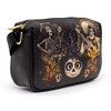 Disney Bag, Crossbody, Rectangle, Coco Characters and Marigold Bridge, Black, Vegan Leather - 2 of 4