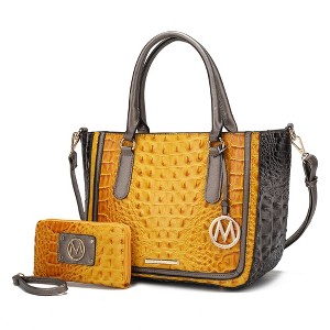 MKF Collection Bonnie Women’s Satchel with Wallet Bag by Mia K - 1 of 4
