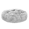 FurHaven Calming Cuddler Long Fur Donut Dog Bed - 2 of 4