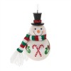Frosted Glass Snowman Ornament (Set of 6) - 3 of 4