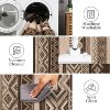Acekool 5x7 Washable Rug – Vintage Geometric Non-Slip Carpet, Ultra-Thin Floor Mat for Living Room & Bedroom - 4 of 4