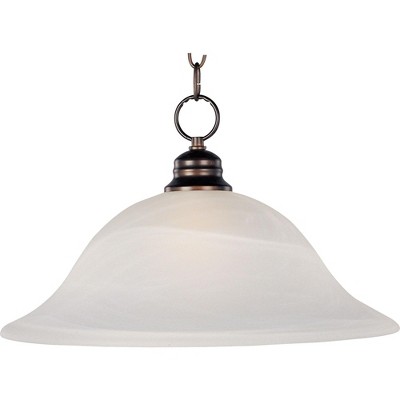 Maxim Lighting Essentials - 9106x 1 - Light Pendant in  Oil Rubbed Bronze