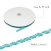 Wrapables 3/8 Inch Velvet Ribbon for Gift Wrapping, Wedding Decorations, Hair Bows, Crafting (25 Yards), Ice Blue - 2 of 4