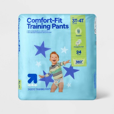 Image of Boys' Disposable Training Pants - 3T-4T - 24ct - up&up™