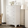 Acekool 48” Tall White Dresser, 5-Drawer Chest for Bedroom, Vintage Storage Cabinet for Closet, Living Room, Hallway - 2 of 4