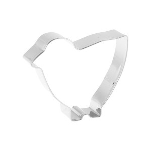 Unique Bargains Cookie Mould Cutter Rabbit Head Shaped Dishwasher Safe Stainless Steel Silver Tone 1Pcs - 1 of 4