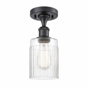 Hadley - 1 Light Semi-Flush Mount In Art Deco Style-13 Inches Tall and 4.5 Inches Wide - 1 of 1